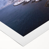 Rolled canvas wall art showcasing a vibrant landscape village design with earthy tones, featuring lush greenery and quaint homes, ideal for home decor.