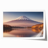 Vibrant rolled wall art print showcasing a stunning volcano landscape design, featuring rich colors and dynamic textures, perfect for home decor.