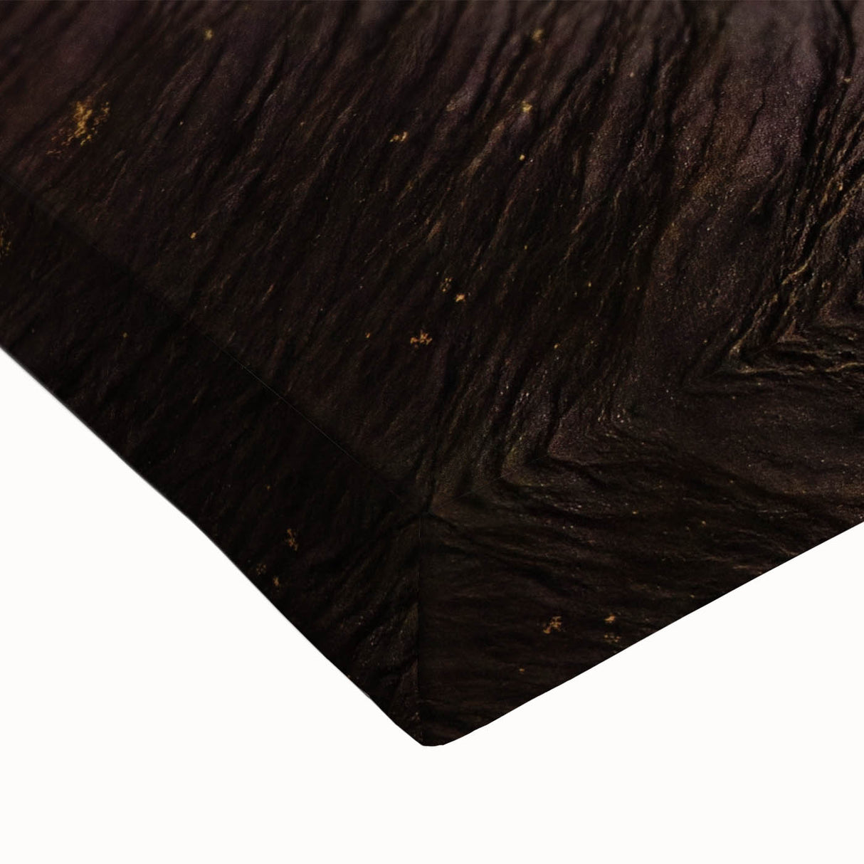 Close-up of a vibrant stretched canvas wall art piece showcasing a dramatic volcano landscape design with rich colors and intricate details, perfect for home decor.