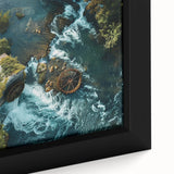 Framed canvas wall art collection showcasing a serene landscape of watermills, featuring vibrant colors and intricate details, perfect for home decor enhancement.