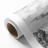 Rolled canvas showcasing a vibrant landscape design with windmills, featuring rich colors and intricate details, ideal for enhancing home decor.