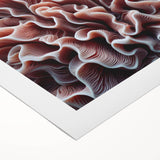 Vibrant rolled canvas artwork depicting a colorful coral reef teeming with marine life, showcasing intricate details and textures ideal for ocean-themed decor. Perfect for enhancing coastal interiors or marine enthusiasts’ spaces.