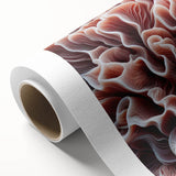 Vibrant rolled canvas wall art showcasing a colorful marine life coral design, ideal for ocean-themed decor, featuring intricate details and textures.