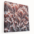 Vibrant coral reef wall art on a stretched canvas, showcasing intricate marine life designs with rich colors and detailed textures, perfect for ocean-themed decor.