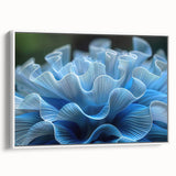 Framed canvas wall art showcasing a vibrant marine life coral design, featuring intricate details and bright colors, ideal for coastal-themed decor.