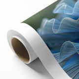 Vibrant rolled canvas wall art showcasing a colorful marine life and coral design, ideal for ocean-themed decor. Perfect for adding a touch of nature to any space.