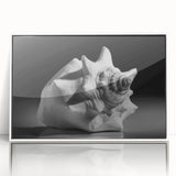 Framed acrylic wall art featuring a vibrant marine life and coral design, showcasing intricate details and bright colors, ideal for ocean-themed decor.