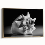 Framed canvas wall art showcasing a vibrant marine life coral design, featuring intricate details and a gold frame, ideal for adding a coastal touch to home decor.