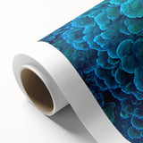 Vibrant rolled canvas wall art showcasing a colorful marine life coral design, perfect for ocean-themed decor. Ideal for enhancing living spaces with aquatic beauty.