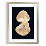 Marine life-themed wall art featuring vibrant coral designs, framed with a silver matte finish. Ideal for aquatic decor enthusiasts, enhancing any room's ambiance.