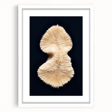 Marine life wall art featuring a vibrant coral design in a white frame with matting, showcasing colorful underwater elements, perfect for ocean-themed decor.