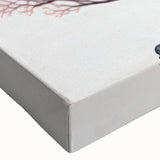 Close-up of a vibrant marine life coral design wall art canvas, showcasing intricate details and bright colors, perfect for ocean-themed decor in homes or offices.