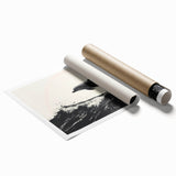 Dolphin-themed wall art print showcasing vibrant marine life colors and intricate design details, rolled for easy display or framing in any aquatic decor setting.