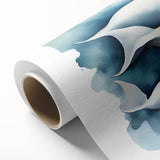 Vibrant rolled canvas art depicting playful dolphins swimming among colorful marine life, ideal for ocean-themed decor, showcasing intricate details and textures.