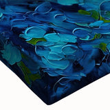 Close-up of a vibrant marine life wall art piece showcasing colorful fish and underwater elements, printed on stretched canvas, perfect for ocean-themed decor.