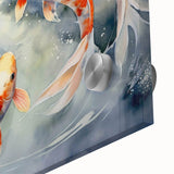 Vibrant close-up of a marine life fish design wall art piece, showcasing intricate details and vivid colors on acrylic glass, perfect for ocean-themed decor.
