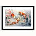 Framed black wall art featuring a vibrant marine life fish design, showcasing detailed aquatic colors and textures, perfect for ocean-themed decor.
