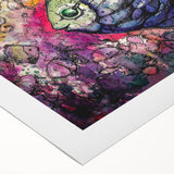 Colorful marine life wall art featuring various fish designs on rolled canvas, perfect for ocean-themed decor. Ideal for enhancing home or office spaces.