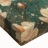 Close-up of a vibrant marine life fish design stretched canvas wall art, showcasing intricate details and vivid colors, perfect for ocean-themed decor.