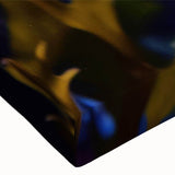 Colorful marine life wall art featuring a close-up of a fish design on stretched canvas, showcasing vibrant hues and intricate details perfect for ocean-inspired decor.