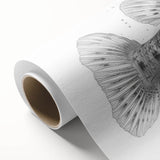 Vibrant rolled canvas wall art showcasing a detailed marine life fish design, featuring colorful aquatic species against a textured background, perfect for ocean-themed decor.