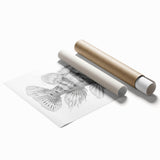 Colorful marine life wall art print showcasing various fish species, featuring vibrant colors and intricate details, perfect for ocean-themed decor or art collectors.