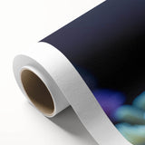 Vibrant rolled canvas wall art showcasing a colorful marine life fish design, perfect for ocean-themed decor, featuring intricate details and vivid colors.