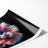 Vibrant marine life wall art collection featuring colorful fish designs on a rolled print, perfect for ocean-themed decor; ideal for enhancing home aesthetics.