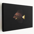 Stretched canvas wall art showcasing a vibrant marine life fish design, featuring vivid colors and intricate details, ideal for ocean-themed home decor.