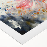 Vibrant marine life wall art design on rolled canvas, showcasing colorful fish and ocean motifs, ideal for enhancing coastal-themed decor. Perfect for art lovers.