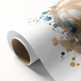 Colorful marine life wall art showcasing various fish species on a rolled canvas, perfect for ocean-themed decor. Ideal for enhancing interior spaces with aquatic aesthetics.