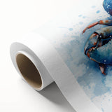 Vibrant rolled canvas wall art showcasing a detailed lobster design, perfect for marine life enthusiasts. The artwork features rich colors and intricate patterns, ideal for home decor.