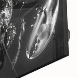 Close-up of a vibrant acrylic wall art piece showcasing an intricate lobster design, perfect for marine life enthusiasts, adding a colorful touch to any decor.