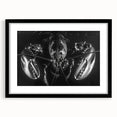 Elegant wall art collection featuring a marine life lobster design in a sleek black frame, showcasing vibrant colors and intricate details, ideal for ocean-themed decor.