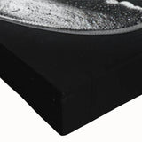 Close-up of a vibrant stretched canvas wall art featuring a detailed lobster design, showcasing rich colors and textures, ideal for marine life enthusiasts and coastal decor. Perfect for enhancing interior spaces with a unique aquatic theme.