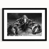 Black-framed wall art collection showcasing a vibrant lobster design, ideal for marine life enthusiasts, set against a white mat for a contemporary look.
