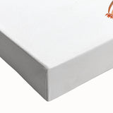 Close-up of a vibrant marine life wall art design featuring a detailed lobster illustration on stretched canvas, showcasing rich colors and textures ideal for ocean-themed decor.