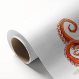 Vibrant rolled canvas wall art showcasing a detailed octopus design inspired by marine life, perfect for ocean-themed decor. Ideal for enhancing living spaces with a touch of aquatic beauty.