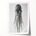 Colorful octopus illustration in a marine life wall art collection, showcasing intricate details and vibrant hues, perfect for coastal-themed decor.