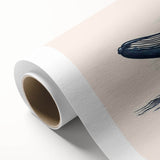 Orca whale design on rolled canvas wall art, showcasing vibrant colors and intricate details, perfect for marine life enthusiasts and home decor.