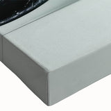 Close-up of a vibrant marine life ray design stretched canvas wall art, showcasing intricate details and rich colors, perfect for ocean-themed decor.