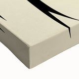 Close-up view of a vibrant marine life shrimp design on stretched canvas wall art, showcasing intricate details and vivid colors, perfect for ocean-themed decor.