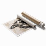 Colorful marine life wall art featuring a turtle design, printed on high-quality paper. Ideal for ocean-themed decor, adding a vibrant touch to any space.