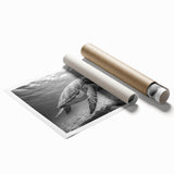 Vibrant marine life wall art featuring a detailed turtle design, printed on high-quality paper, rolled for easy shipping and display, perfect for ocean-themed decor.