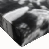 Close-up of a vibrant marine life wall art design featuring a detailed turtle illustration on stretched canvas, ideal for ocean-themed decor.