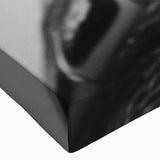 Close-up of a vibrant marine life wall art canvas featuring a detailed turtle design, showcasing rich colors and textures, perfect for ocean-themed decor.