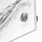 Close-up of vibrant marine life wall art featuring a striking whale design, printed on acrylic glass, showcasing vivid colors and intricate details perfect for ocean-themed decor.