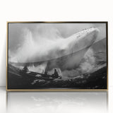 Framed acrylic wall art featuring a stunning marine life design showcasing a whale against a gold background, perfect for ocean-themed decor and enhancing living spaces.