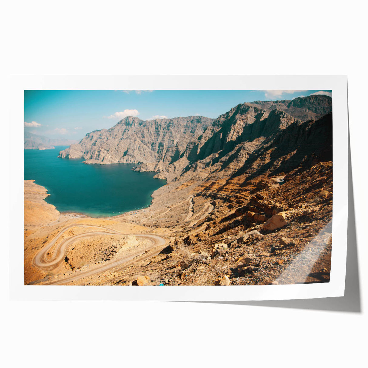 Extra large rolled canvas print featuring a detailed floral design in soft pastel shades.