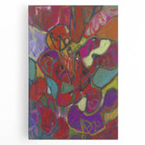 Abstract black and white large art on stretched canvas, featuring geometric shapes, ideal for kitchen wall art.